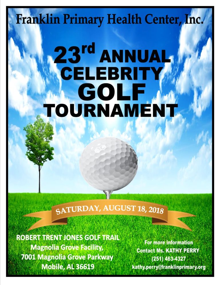 23rd Annual Celebrity Golf Tournament Franklin Primary Health Center INC