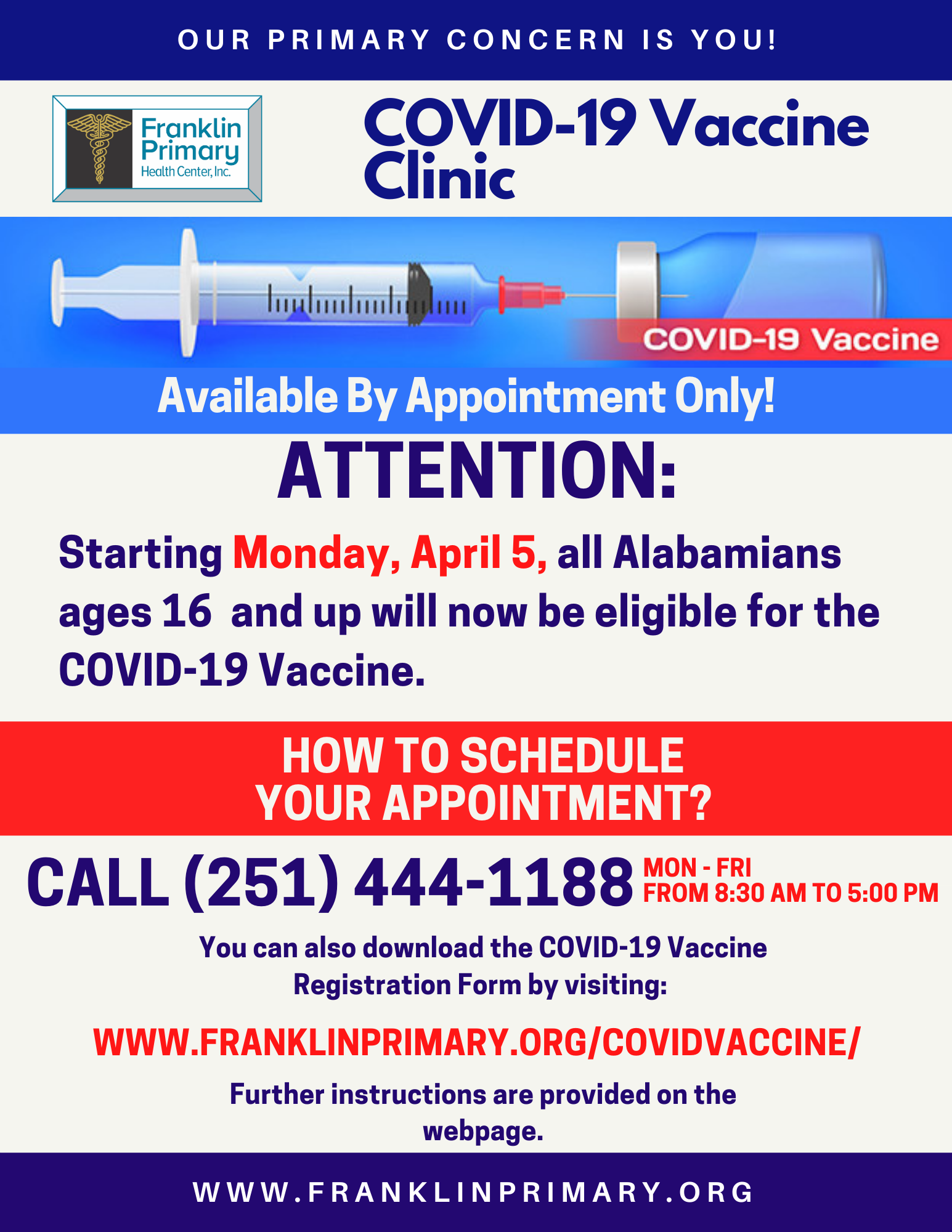 Covid Vaccine Franklin Primary Health Center Inc